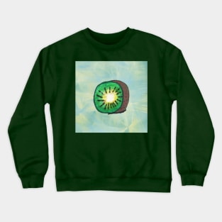 Glowing Kiwi Fruit Crewneck Sweatshirt